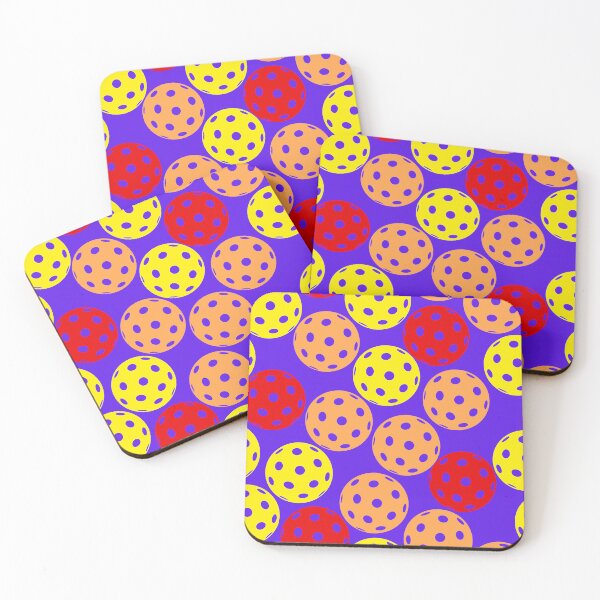 Item preview, Colorful Pickleball Pattern designed and sold by TheCatmeow2000.