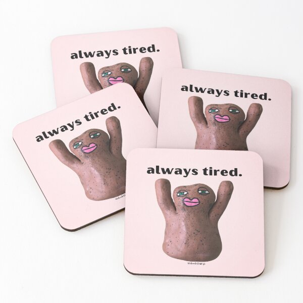 Item preview, Always Tired Mr. Blob, Aesthetic Pink | lilsboobthangs designed and sold by lilsboobthangs.