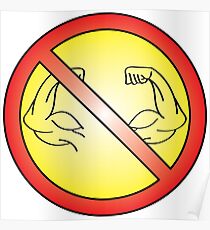 No Flex Zone Poster