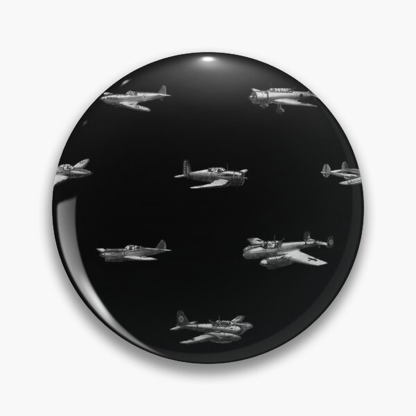 Item preview, Axis & Allies - Aircraft WWII - Pattern - Black designed and sold by Mystalope.