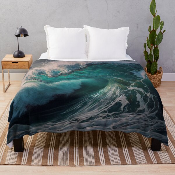 Item preview, Sea Spray - Ocean Waves - Nature Landscape Digital Art Collection designed and sold by artbankai.
