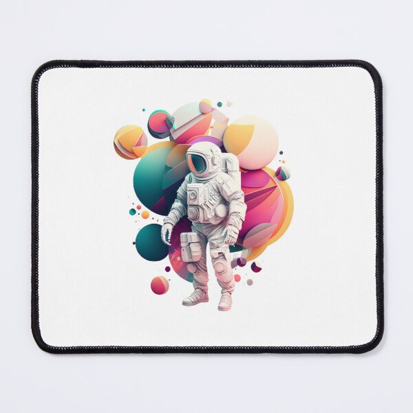Item preview, Abstract Shapes in Pastel Colors Combine to Create an Astronaut designed and sold by kfir marco.