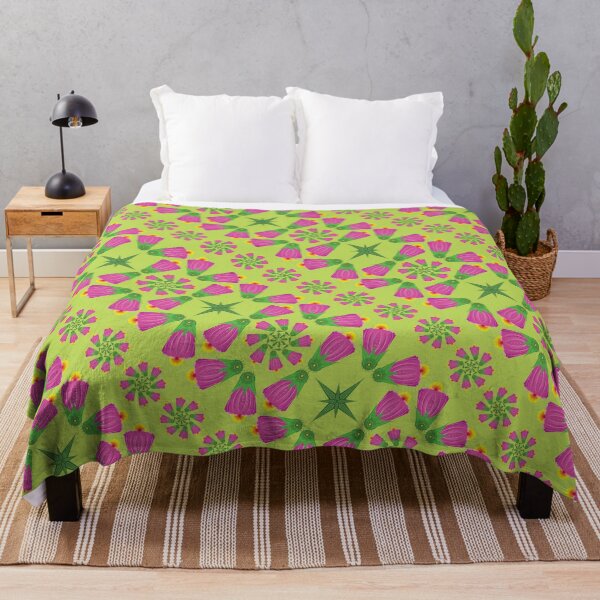 Item preview, Green Retro Bell Flower Mandalas designed and sold by Elisa Yinh Creative.