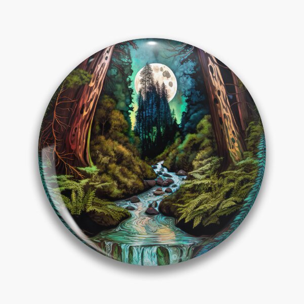 Item preview, Giant Sequoias Reaching for The Moon designed and sold by JiLLiBoSS.