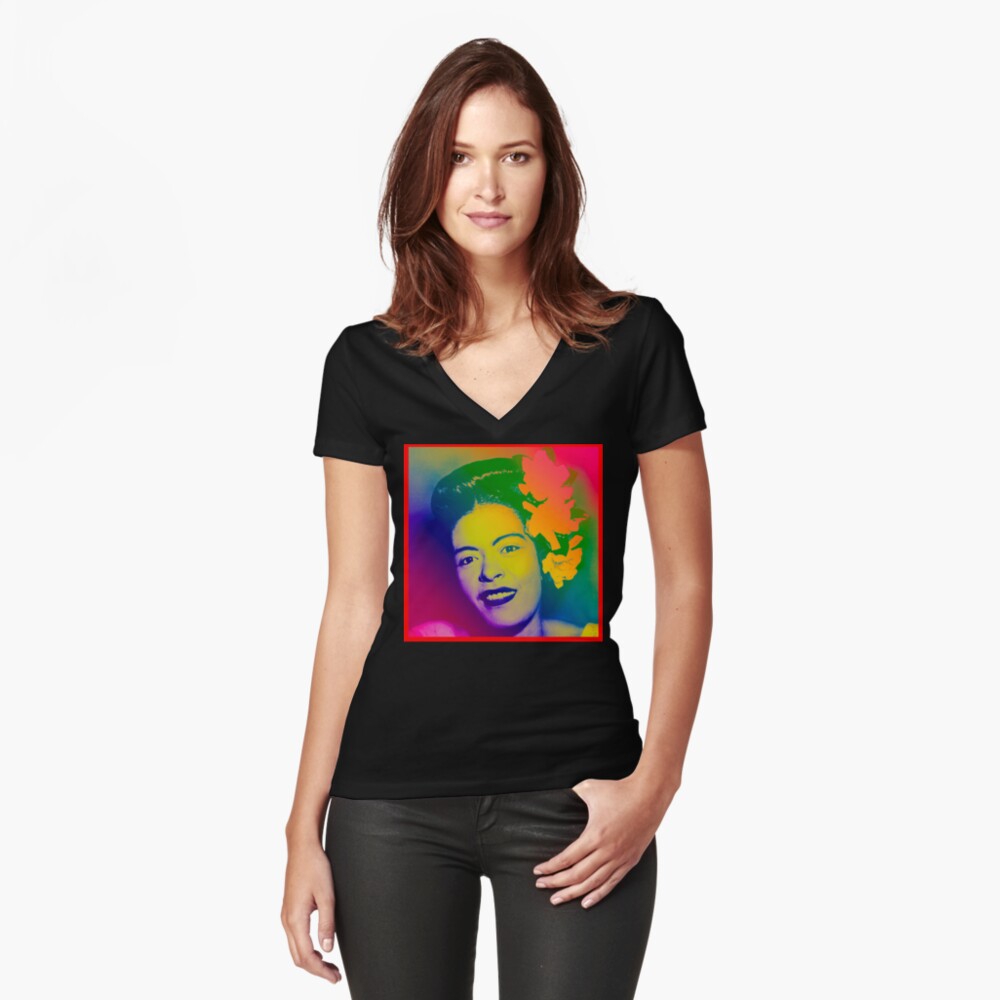 Item preview, Fitted V-Neck T-Shirt designed and sold by Biutisandbist.