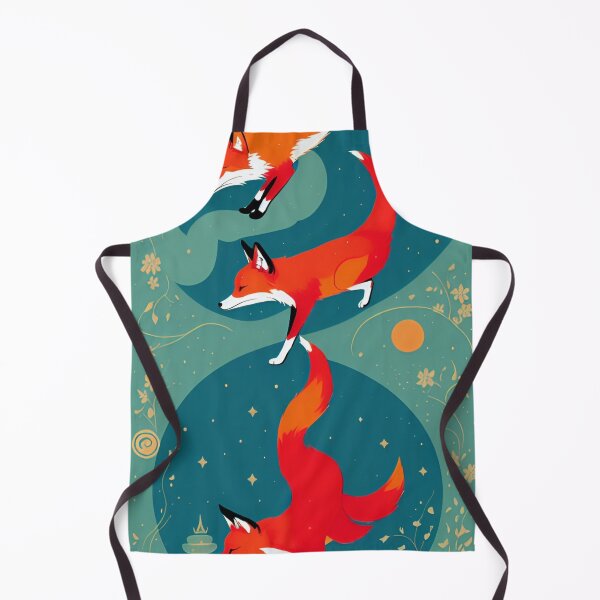 Item preview, Fox Yoga Floral Flower Design designed and sold by ShopSunday.
