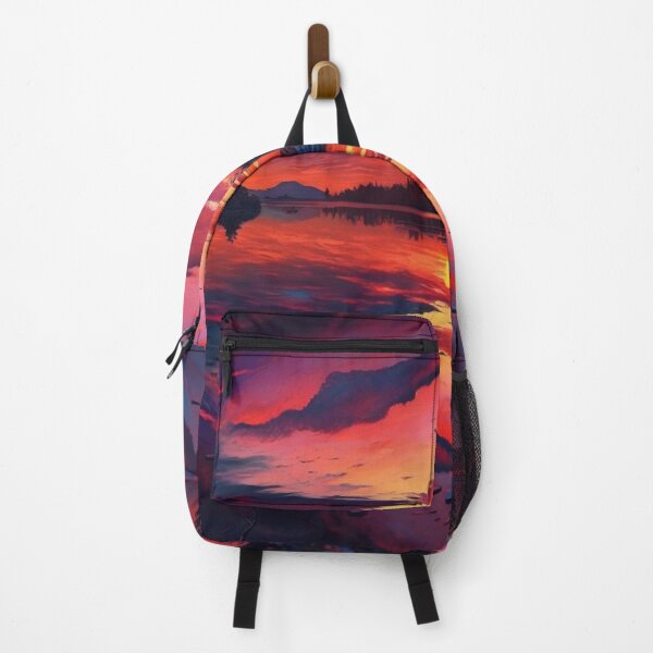 Item preview, Vibrant Horizon - Sunset - Nature Landscape Digital Art Collection designed and sold by artbankai.