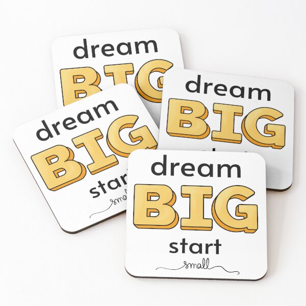 Item preview, Dream big, start small designed and sold by cu-b3.