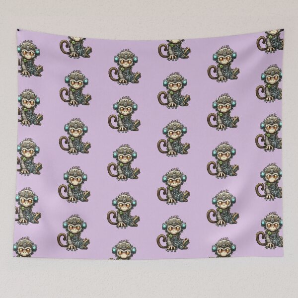Item preview, Magical Mechanical Monkey Monster - Maintenance Time designed and sold by DreamsGD.