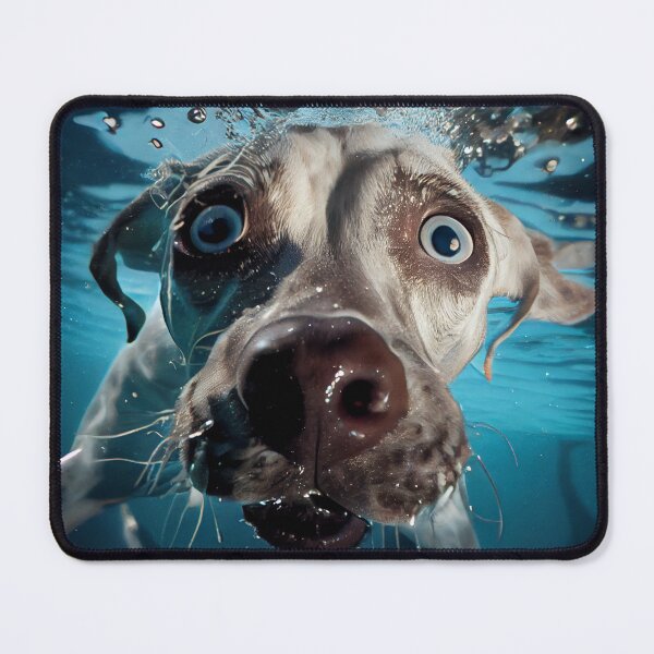 Item preview, Stunning Underwater Close-Up of a Dog: Detailed Eyes and Intricate Fur Captured by Annie Liebowitz designed and sold by kfir marco.
