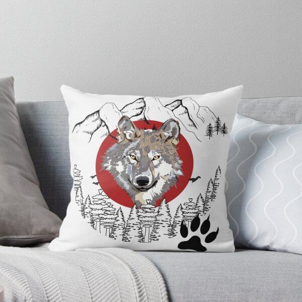 Item preview, Wild mountain wolf, Ideal gift designed and sold by Ksmith-Style.