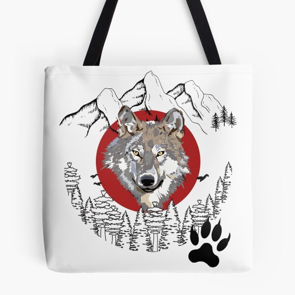 Aperçu de l'œuvre Loup sauvage des montagnes, Cadeau idéal créée et vendue par Ksmith-Style.
