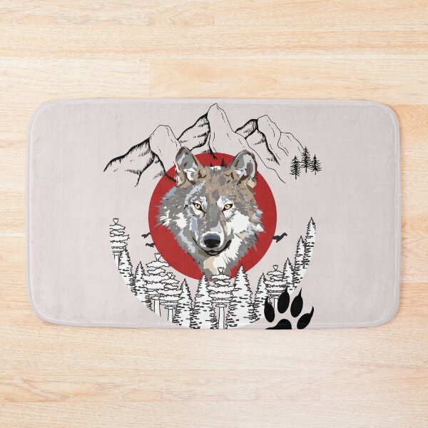 Artikelvorschau, Wilder Bergwolf, ideales Geschenk entworfen und verkauft von Ksmith-Style.
