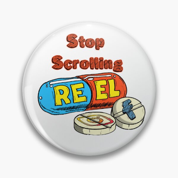 Item preview, Reels | stop scrolling | social media designed and sold by Walid00Art.