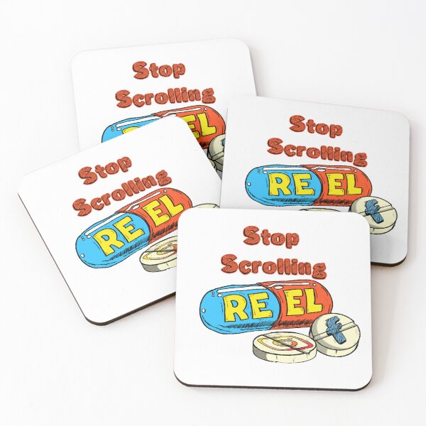 Item preview, Reels | stop scrolling | social media designed and sold by Walid00Art.