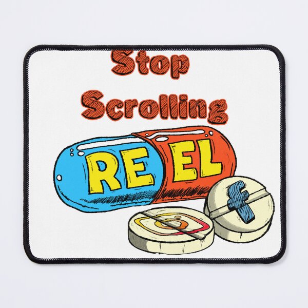 Item preview, Reels | stop scrolling | social media designed and sold by Walid00Art.