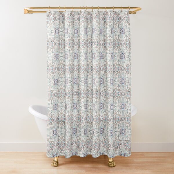 Heritage Oriental Traditional Vintage Moroccan Style Shower Curtain