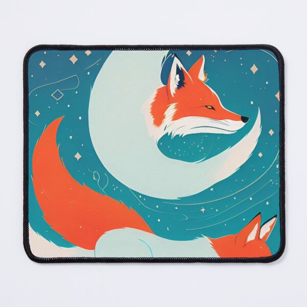 Item preview, Beauty Floral Flower Fox Yoga designed and sold by ShopSunday.