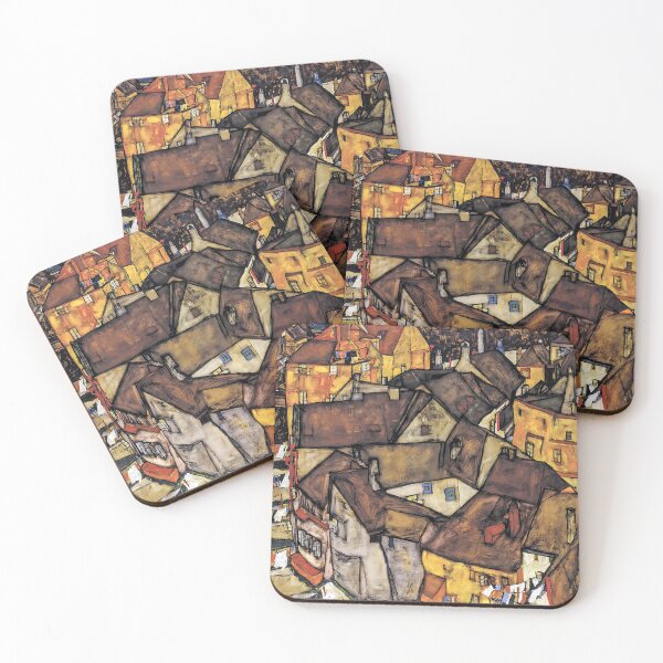 Item preview, Egon Schiele - Krumau - Crescent of Houses designed and sold by magicmagnet.