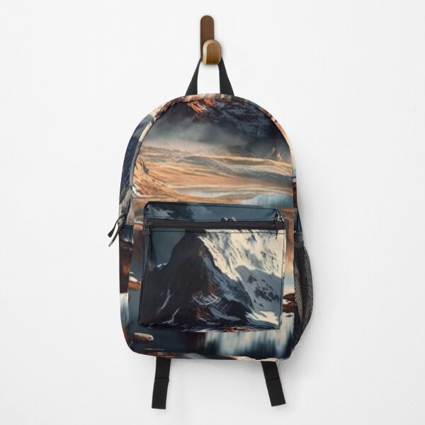 Item preview, Nature's Fortress - Mountains - Nature Landscape Digital Art Collection designed and sold by artbankai.