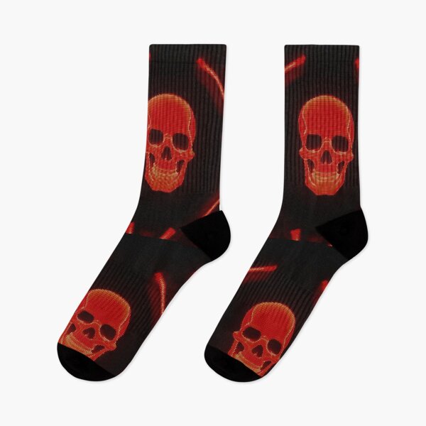 Item preview, Flaming Glowing Skull 8-bit Pixel Art designed and sold by PixelDripped.