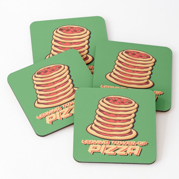 Item preview, funny leaning tower of pizza design designed and sold by sednalafandy79.