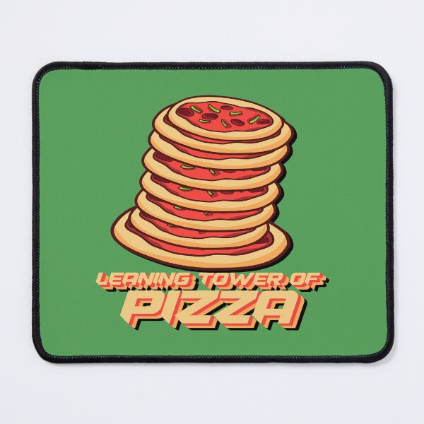 Item preview, funny leaning tower of pizza design designed and sold by sednalafandy79.