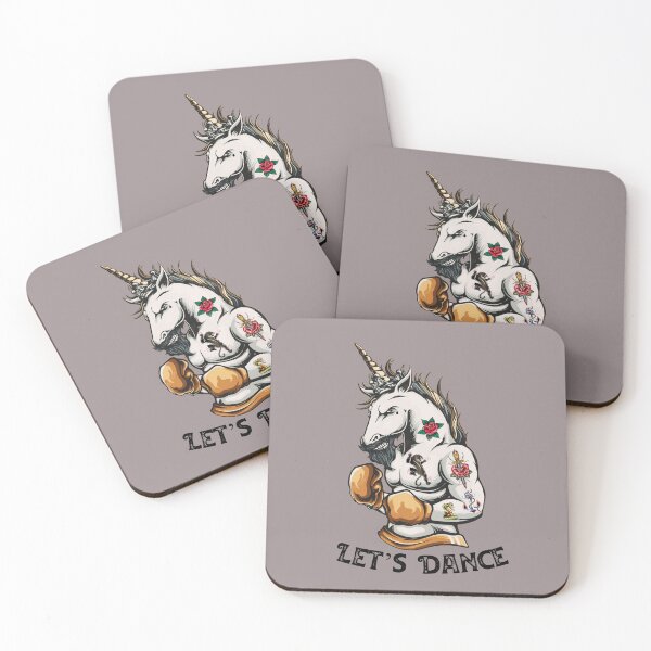 Item preview, Let's Dance Boxing Unicorn  designed and sold by Corinne Alexa Jackson.