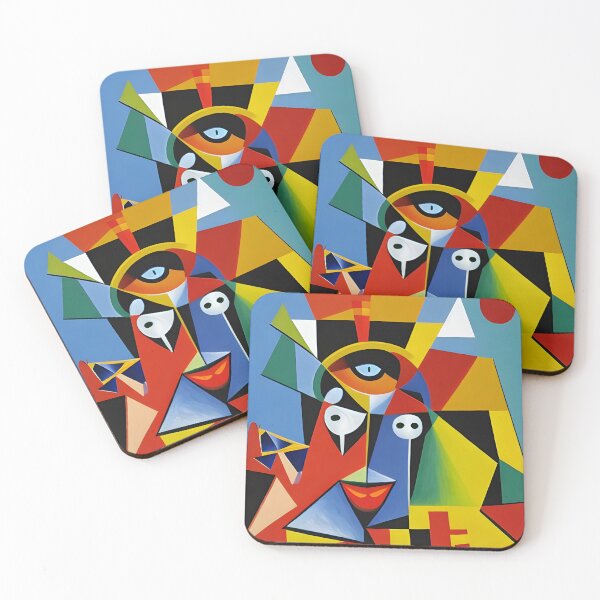 Item preview, Cubism Abstract Third Eye designed and sold by syncscollective.