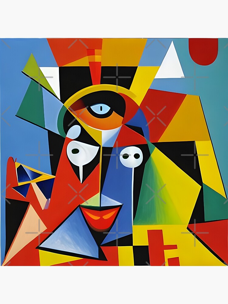 Cubism Abstract Third Eye