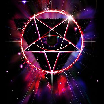 Artwork thumbnail, Space Demon 2049 - Evil Synthwave Sigil by forge22