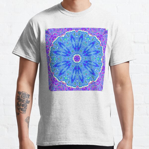 Blue mandala - boho Classic T-Shirt
