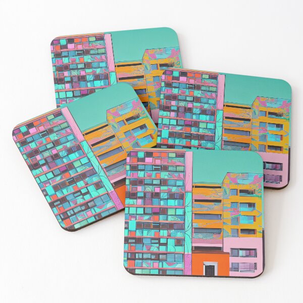 Item preview, A cluster of contemporary artist buildings. designed and sold by MetaLinda.