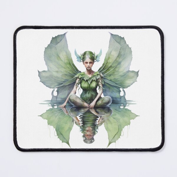 Item preview, Water sprite sitting with her reflection designed and sold by Fablemyst.