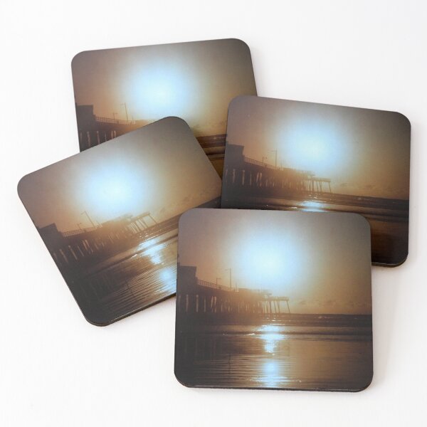 Item preview, WATERSCAPES #40 - Pismo Beach Pier at Beautiful Golden Sunset designed and sold by DEL-Productions.