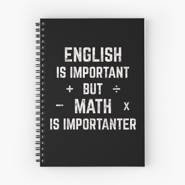 Item preview, Math Is Importanter (White) designed and sold by Milasneeze.