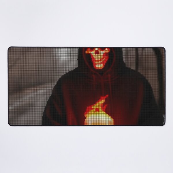 Item preview, Flaming Glowing Skull 8-bit Pixel Art designed and sold by PixelDripped.