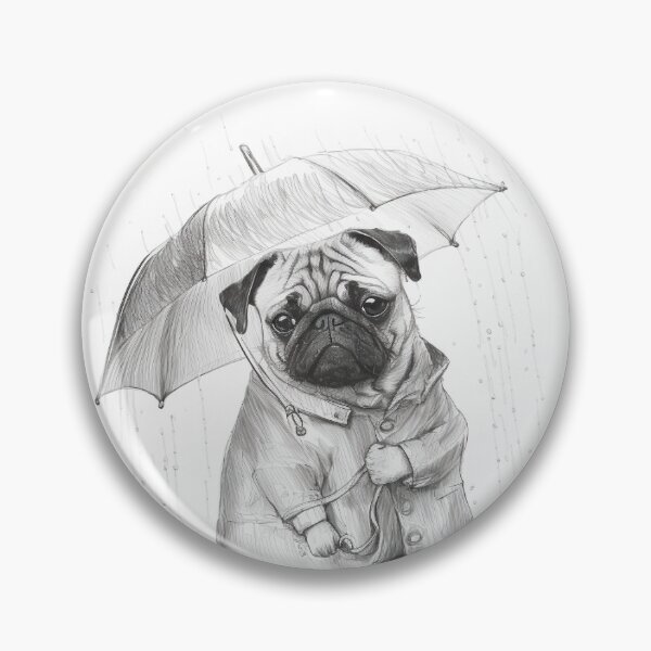 Item preview, Why pug it always rain on me designed and sold by GipsyHill.