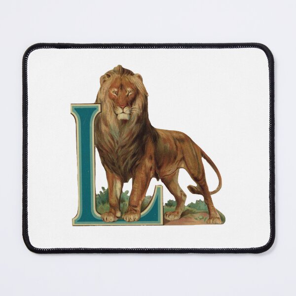 Item preview, Lion letter with L alphabet with L designed and sold by Tropical Blood.