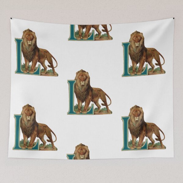 Item preview, Lion letter with L alphabet with L  designed and sold by Tropical Blood.