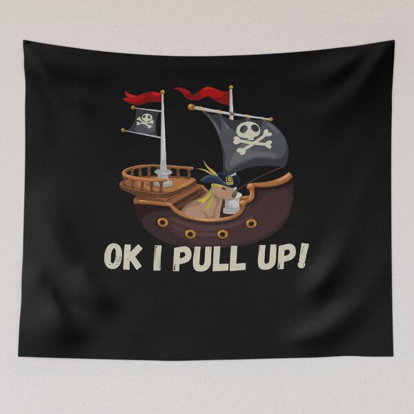 Item preview, Ok I Pull Up Capybara Pirate Funny Animal designed and sold by Dressed For  Duty.