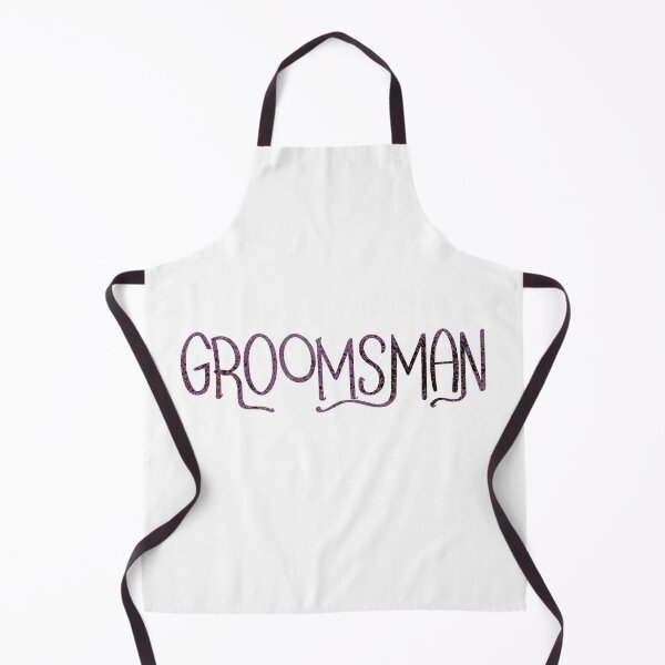 Item preview, Groomsman typography label new designed and sold by chuckletuckle.