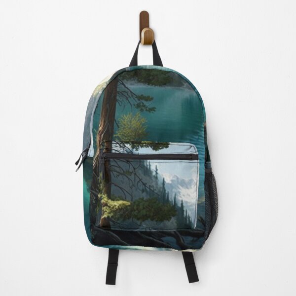 Item preview, Stillness - Serene Lakes - Nature Landscape Digital Art Collection designed and sold by artbankai.