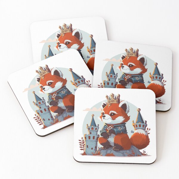 Item preview, red panda king designed and sold by animalusdesign.