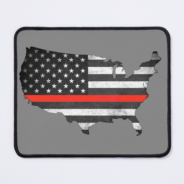Item preview, United States Silhouette Thin Red Line designed and sold by Robjohnsilvers.