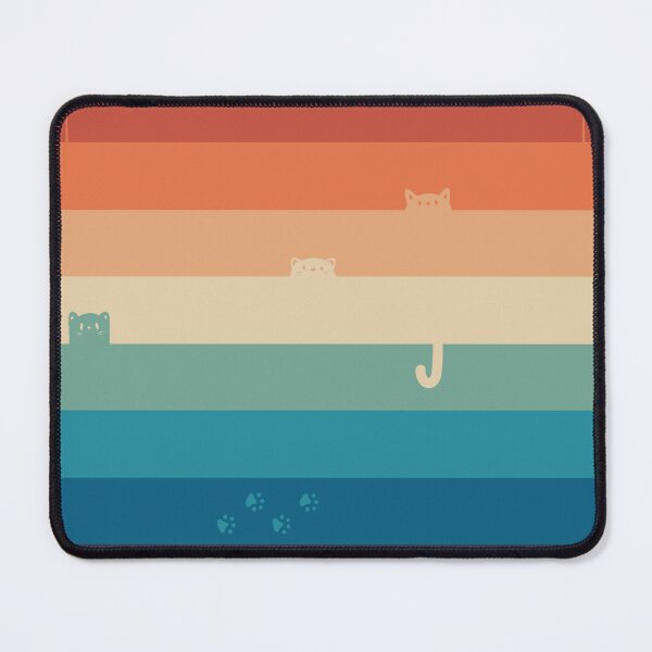 Item preview, Retro Rainbow Cat-stripes designed and sold by HiyaGaia.