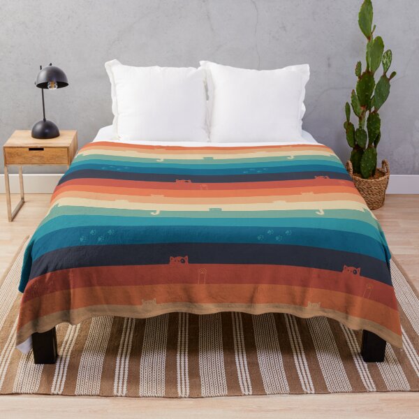 Item preview, Retro Rainbow Cat-stripes designed and sold by HiyaGaia.