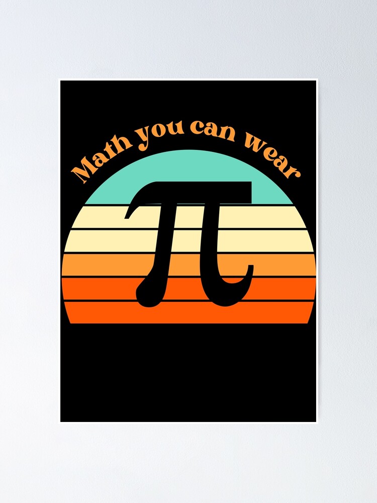 Math Pirate Calculator in Radians Pi Day Poster for Sale by