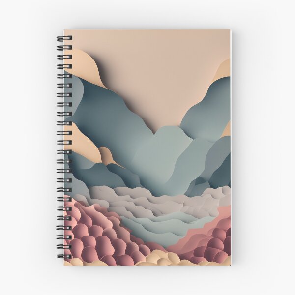 Item preview, Underwater Valley in Paper art style designed and sold by FormFinder.