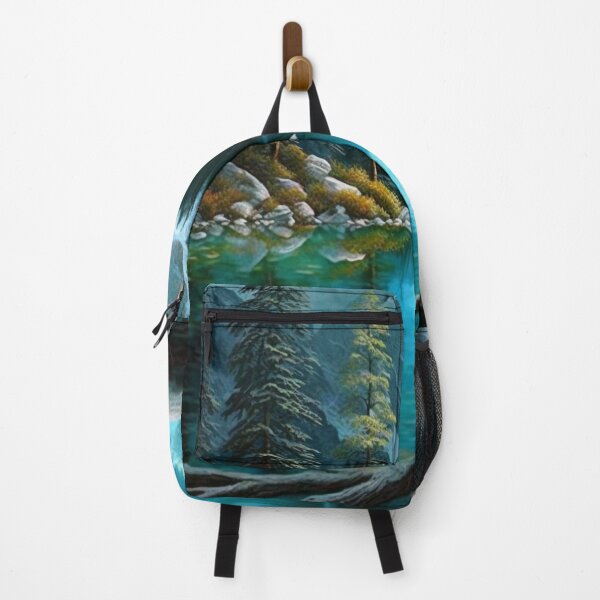Item preview, Tranquil Waters - Serene Lakes - Nature Landscape Digital Art Collection designed and sold by artbankai.